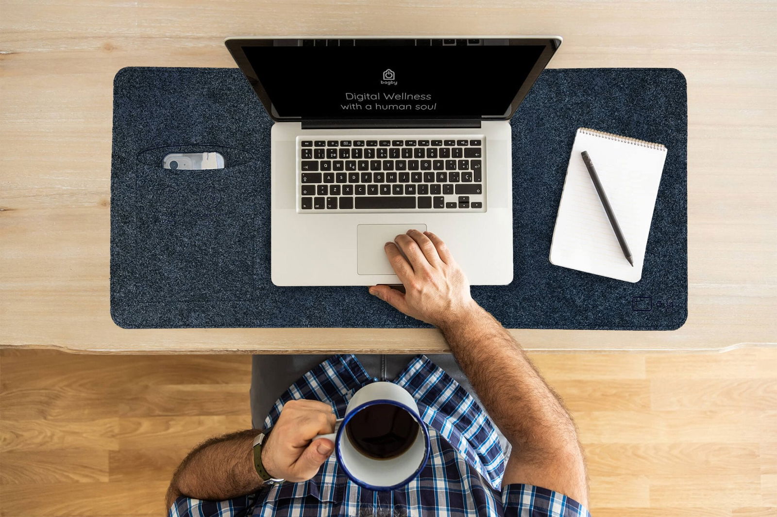 Bagby MAT - No-Phone Desk Pad - Bagby