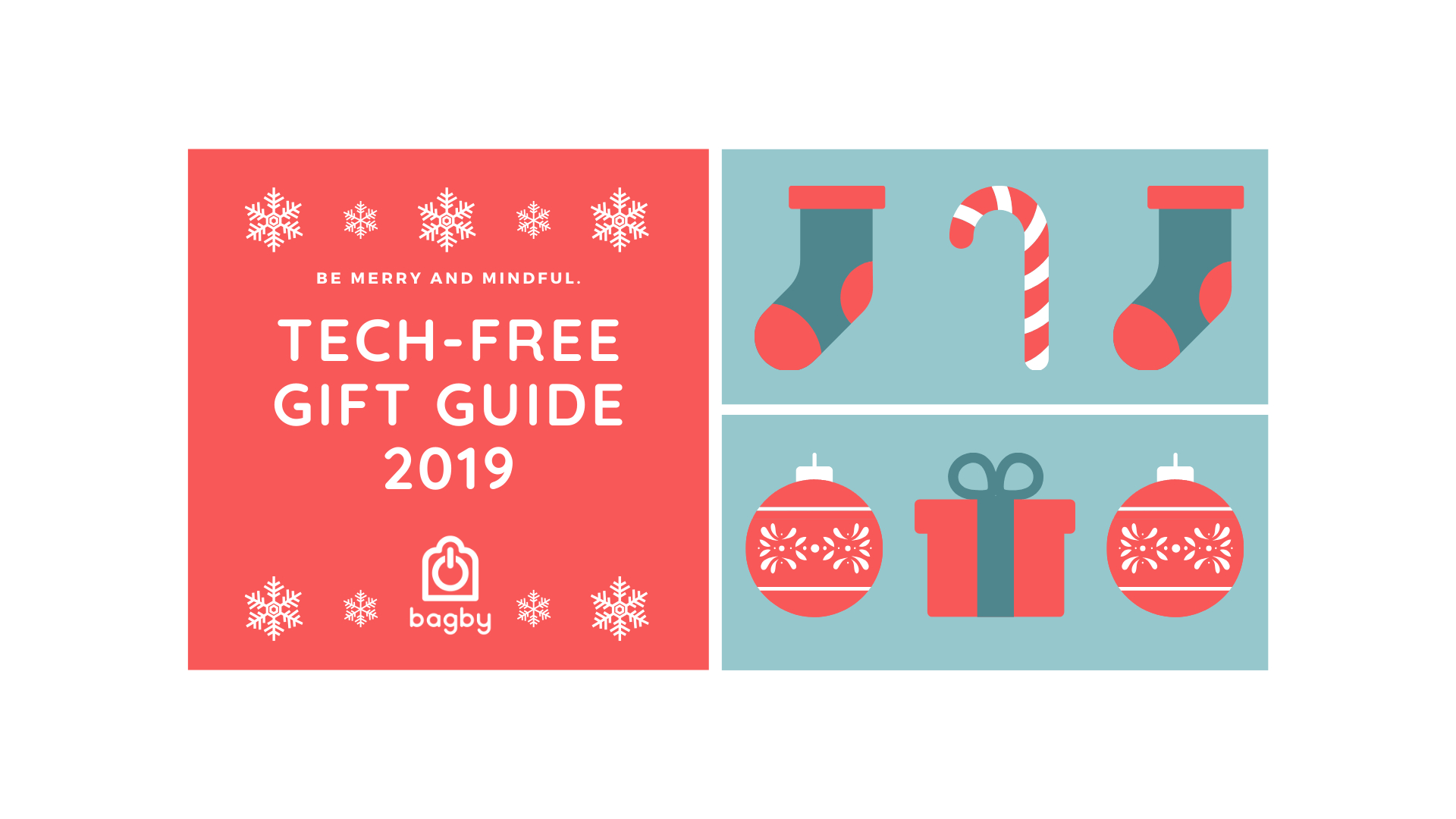 10 Digital Wellbeing / Detox Christmas Ideas - Gift Guide - Bagby