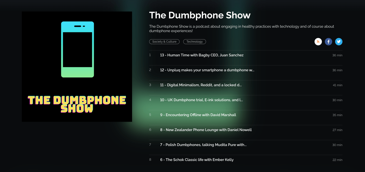 The Dumbphone Show: Human Time with Bagby CEO, Juan Sanchez - Bagby