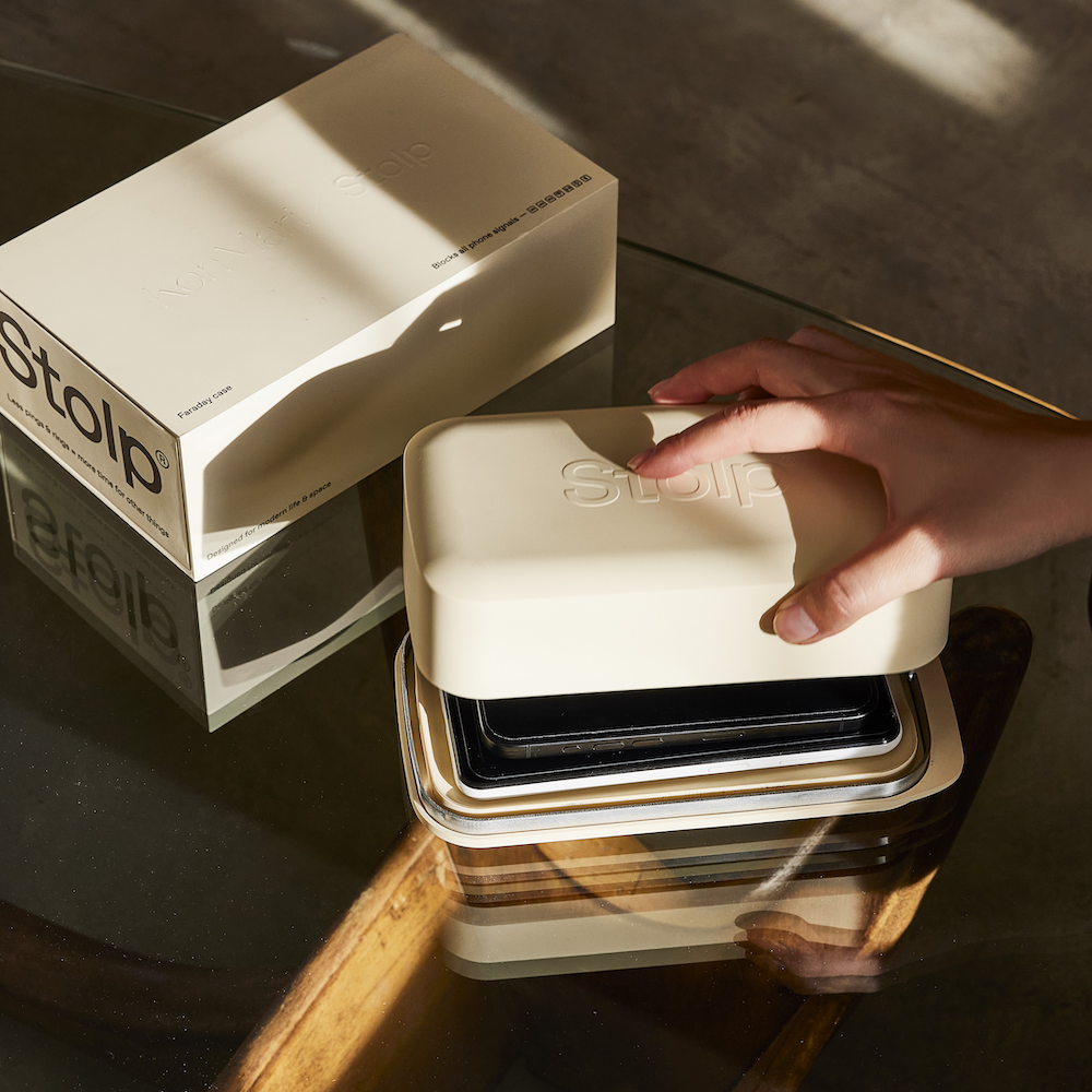 Stolp x KonMari Faraday Phone Box