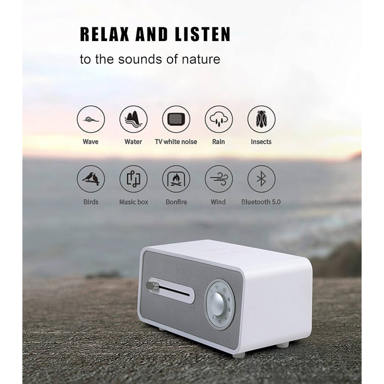 Bagby PAUSE - White Noise Meditation Machine