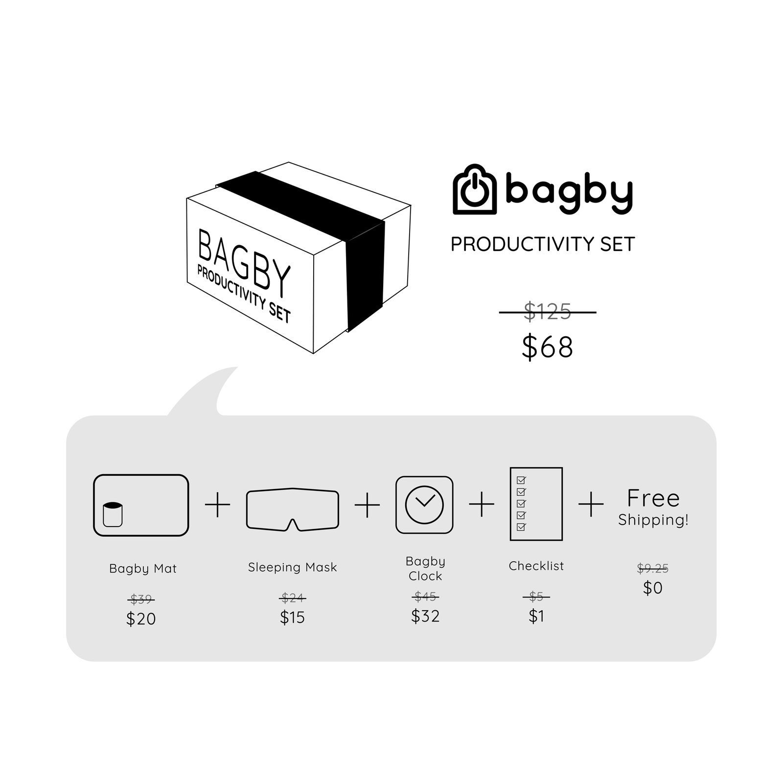 Bagby DEEP WORK - Productivity Bundle - Bagby