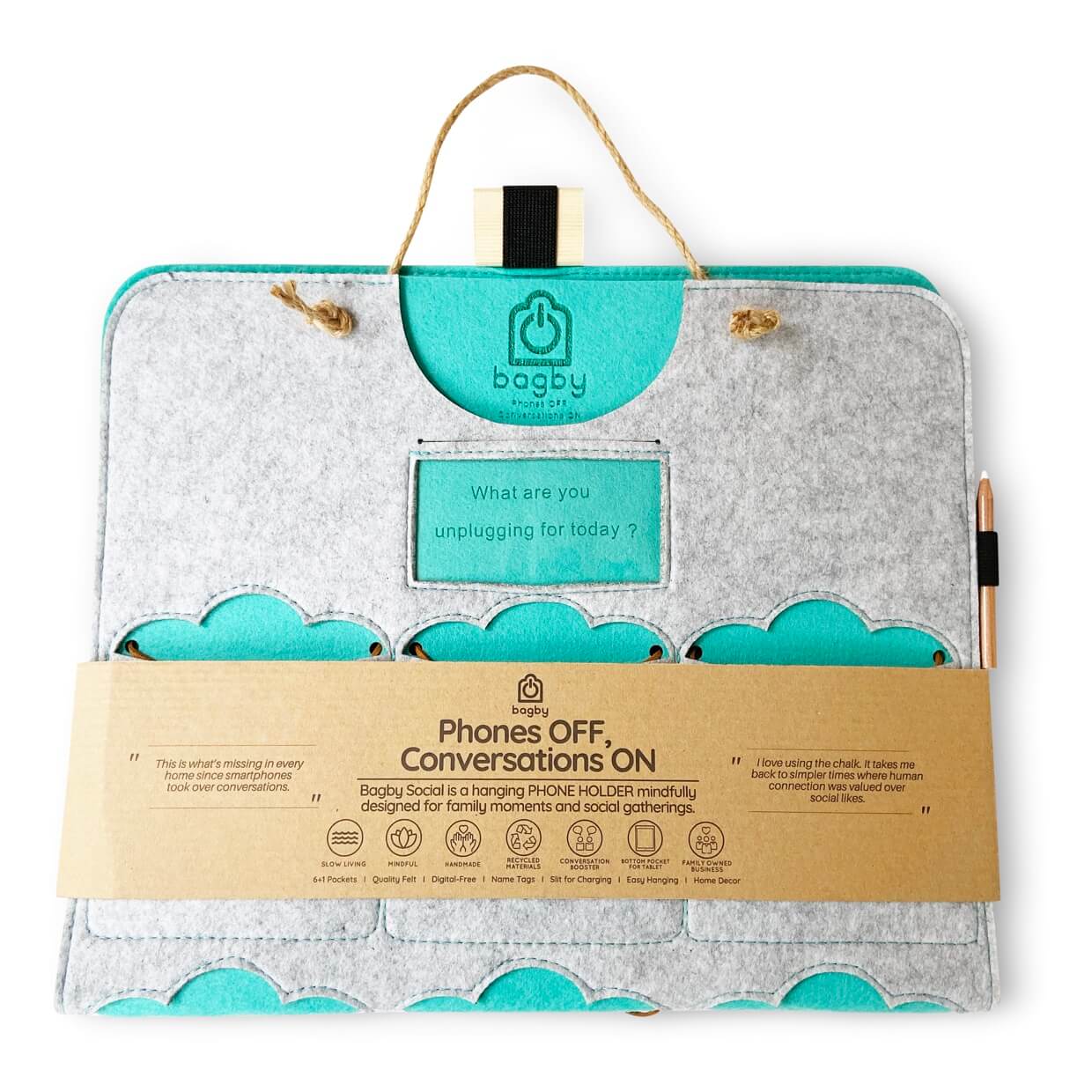 Bagby FAMILY - Phone Organizer 6+1 Pockets - Bagby