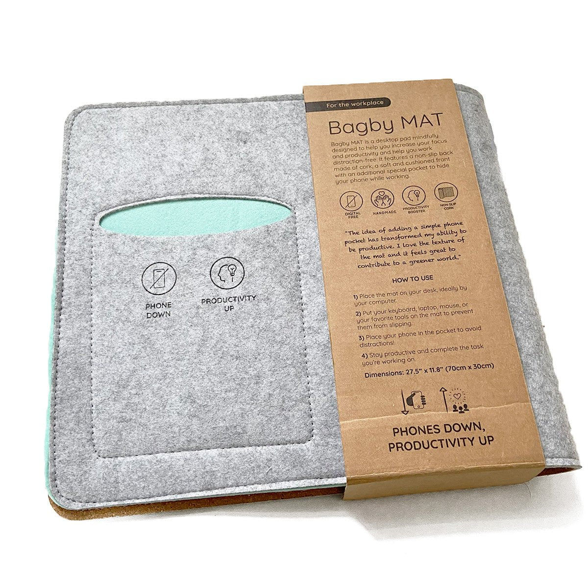Bagby MAT - No-Phone Desk Pad - Bagby