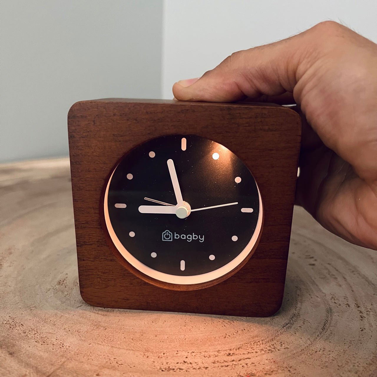 Bagby MINIMALIST - Silent Alarm Clock - Bagby