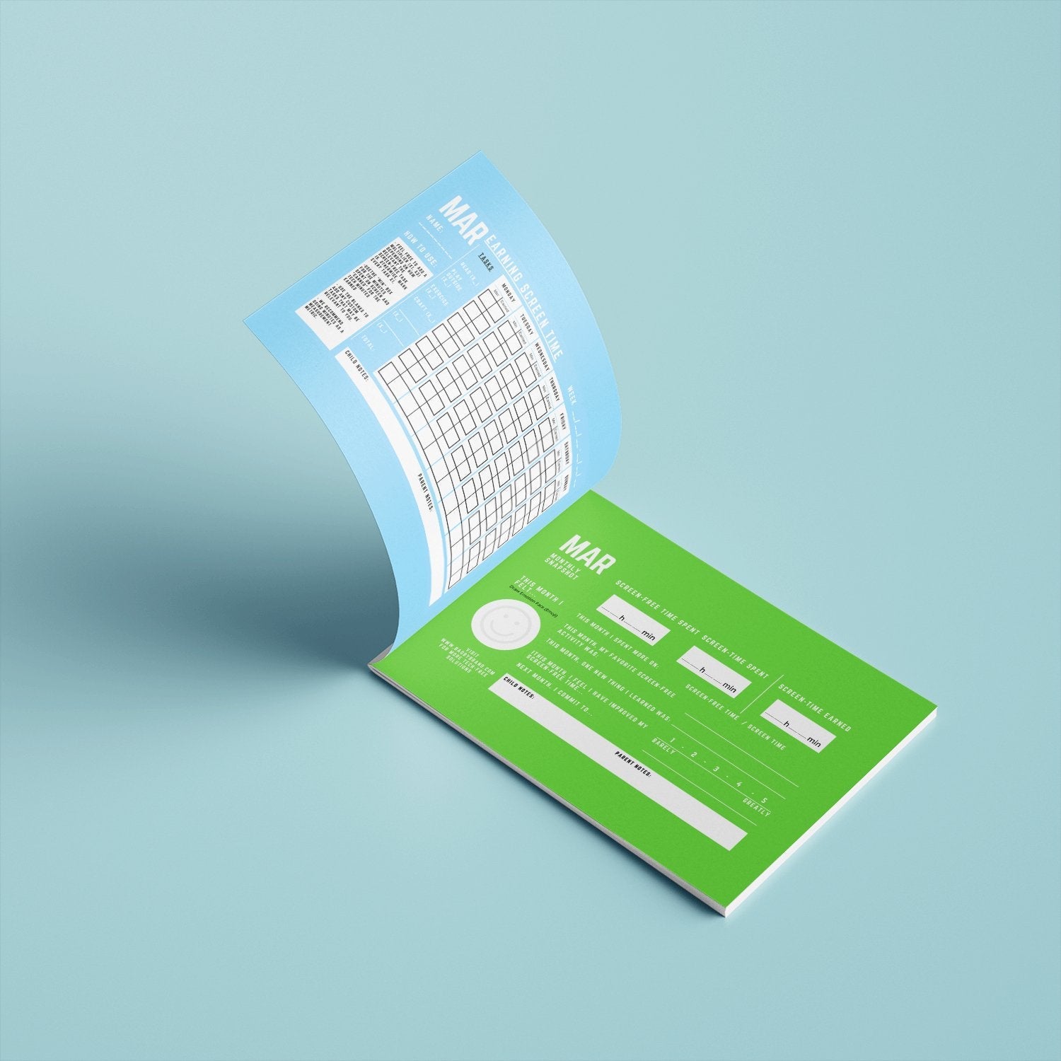 Printable Screen Time Tracker for Families - Bagby