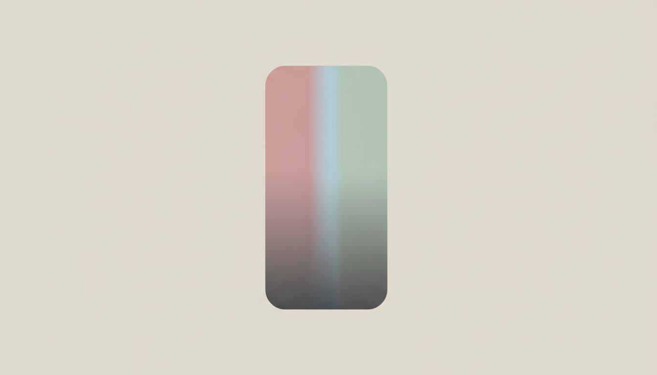Illustration of a phone fading from color to greyscale