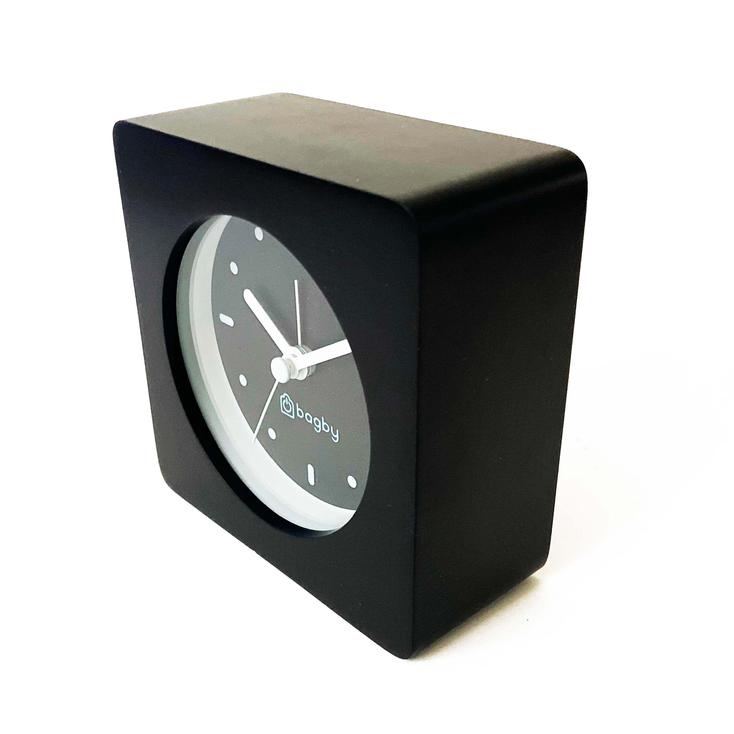 Minimalist Silent Digital-Free Alarm Clock Black