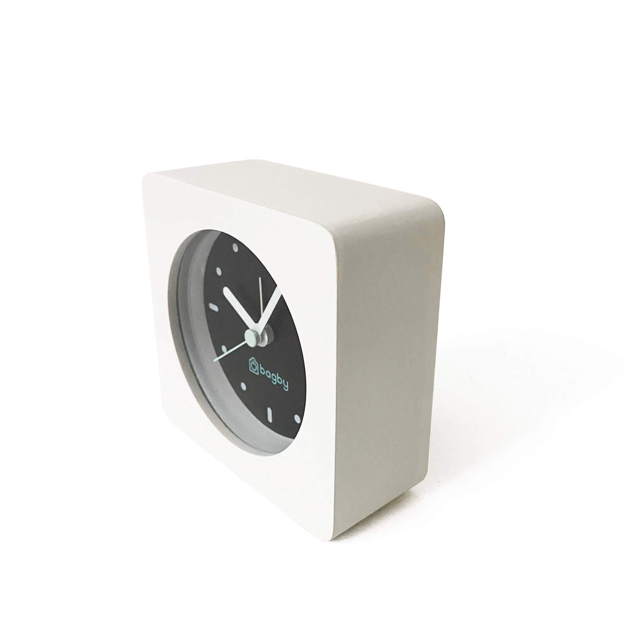 Minimalist Silent Digital-Free Alarm Clock White
