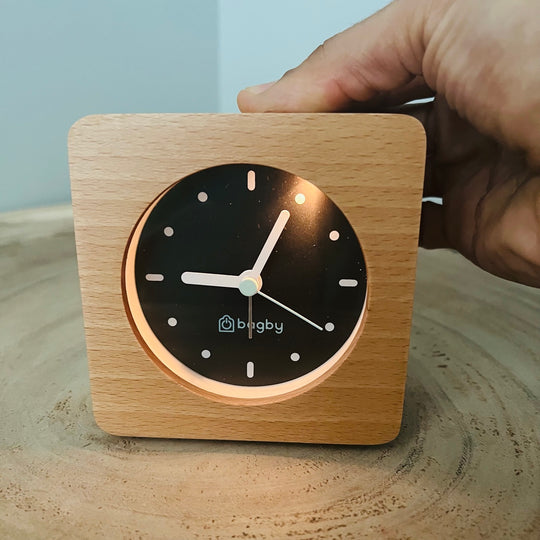 Minimalist Silent Digital-Free Alarm Clock Natural