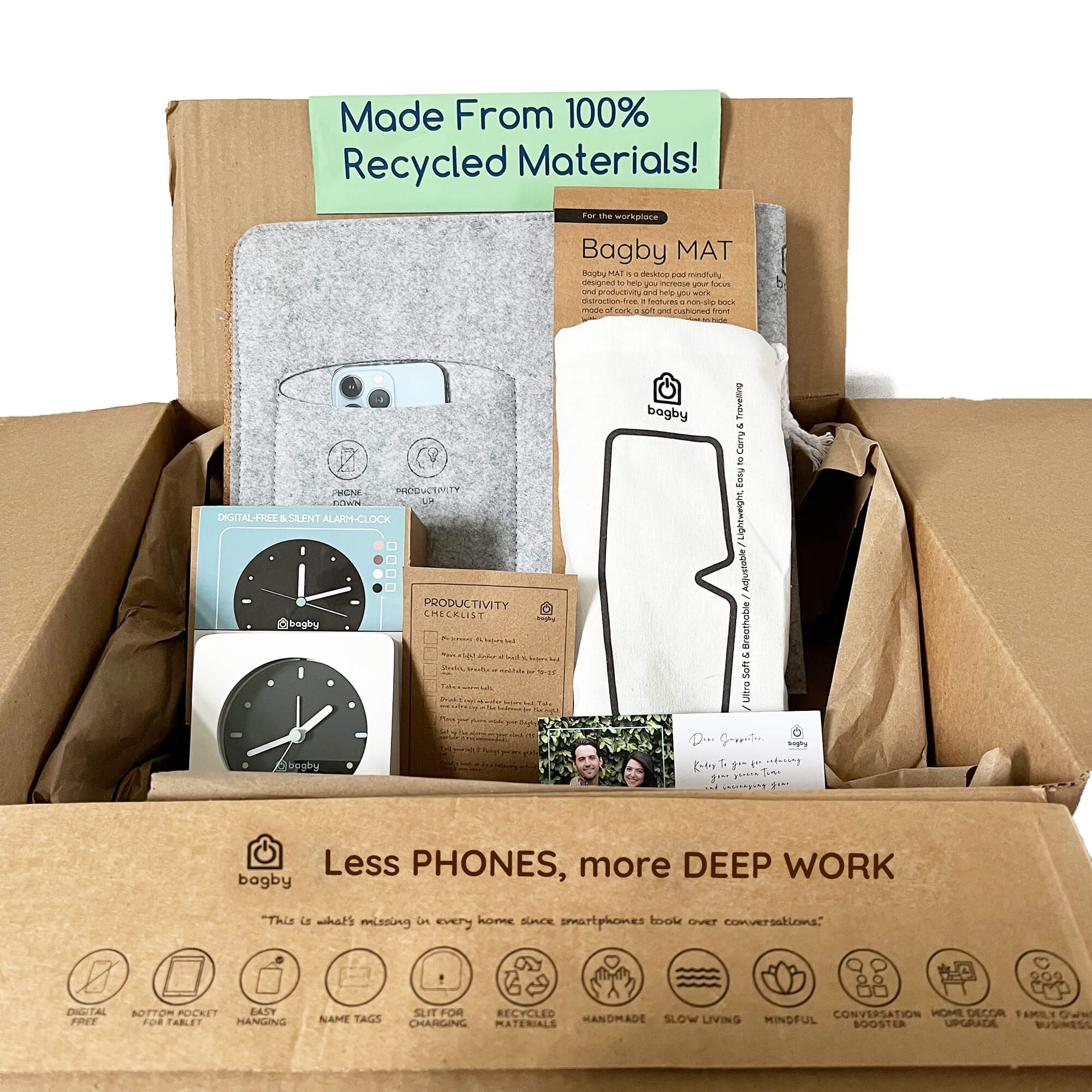 Less PHONES, more DEEP WORK Gift Set